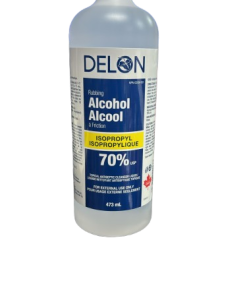 DELON ISOPROPYL RUBBING 70% ALCOHOL 473ML BOX (PACK OF 12)