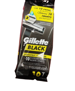 GILLETE 10PC DISPOSABLE RAZOR (PACK OF 12)