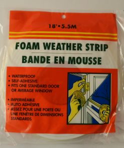 FOAM WEATHER STRIP WATERPROOF 1.8 X 5.5 METER (PACK OF 12)