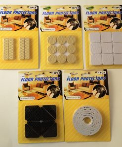FLOOR PROTECT 5 KINDS VARIOUS COLORS (PACK OF 12)