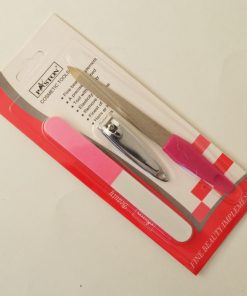 MANICURE SET CLIPPER FILE BUFFER 3PC (PACK OF 12)