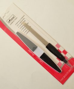 NAIL FILE 2PC WITH CUTICLE TOOL (PACK OF 12)