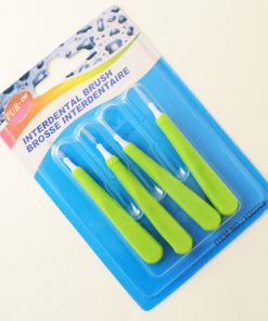 SMALL INTER DENTAL BRUSH GREEN (PACK OF 12)