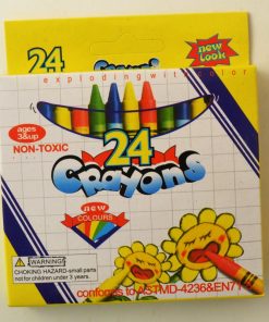 24 CRAYONS NON TOXIC - PACK OF 12