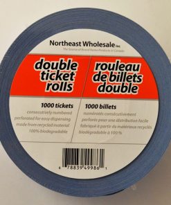 DOUBLE TICKET ROLLS 1000 TICKETS (PACK OF 6)