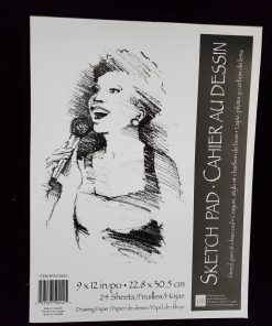 SKETCH PAD 9"X12" (24 SHEETS) PACK OF 12