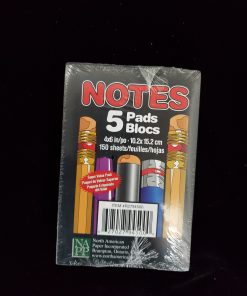 5 NOTE PADS 4"X6" (150 SHEETS) PACK OF 12