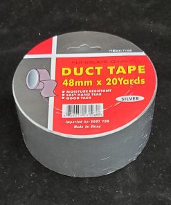 DUCT TAPE 48MM X 20 YARDS SILVER (PACK OF 6)