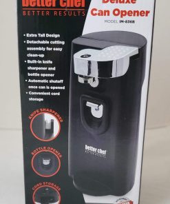 BETTER CHEF DELUXE CAN OPENER BLACK