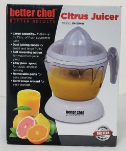 BETTER CHEF CITRUS JUICER 25OZ WHITE