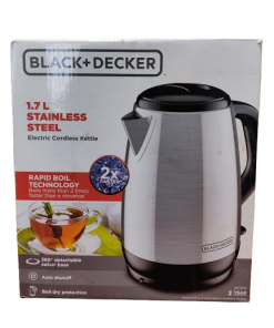 BLACK DECKER 1.7 STAINLESS STEEL KETTLE