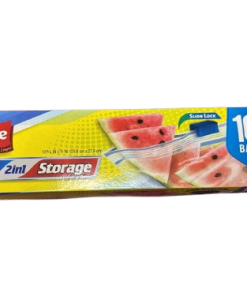 FRESHRITE 10 FREEZER SLIDE LOCK BAGS (PACK OF 12)