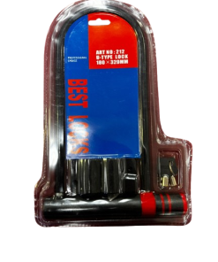 BIKE U-TYPE LOCK 180 x 320MM (212A)