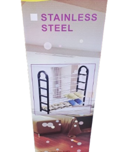 5 TIER STAINLESS STEEL SHOE RACK
