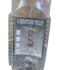 4 TIER KITCHEN TROLLY