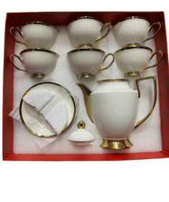12PC CUP SET & SUCERS WITH KETTLE