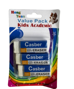 ERASER 3PCS (PACK OF 12)