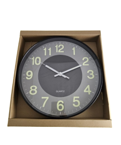 RADIUM NIGHT GLOW WALL CLOCK ROUND