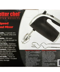 BETTER CHEF 5-SPEED HAND MIXER BLACK (NEW)
